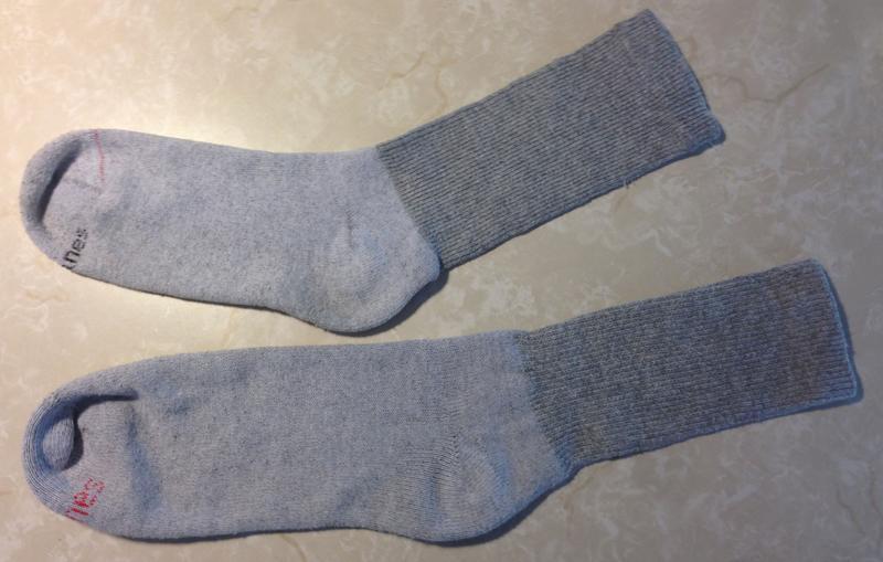 Hanes Men's 6-Pack Cushion Crew Socks (12-14 / Shoe: 13-15, White)