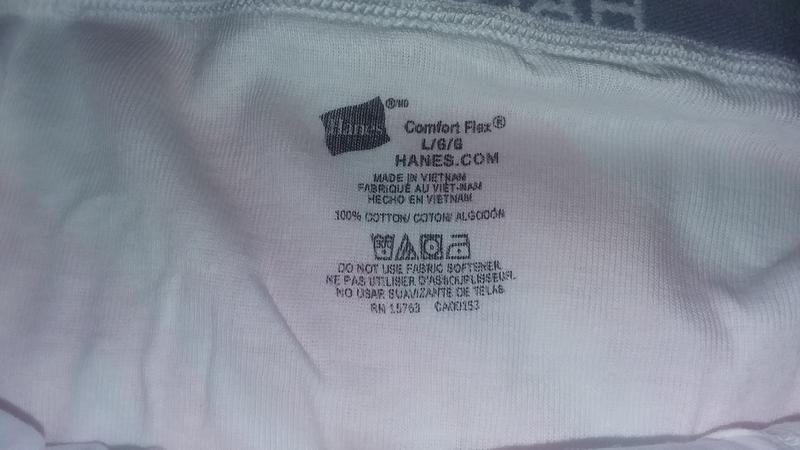 Customer photo for "Love these Hanes Men's Cotton Briefs..."