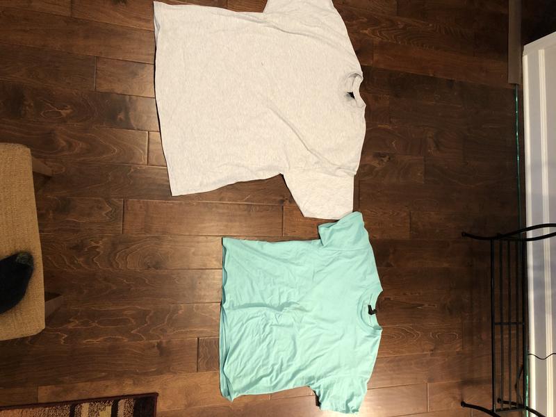 These are supposed to be the very same size (XL) but clearly are not