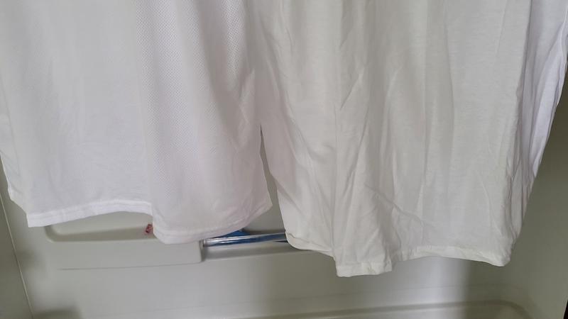 Shorter than a Hanes cotton t-shirt,