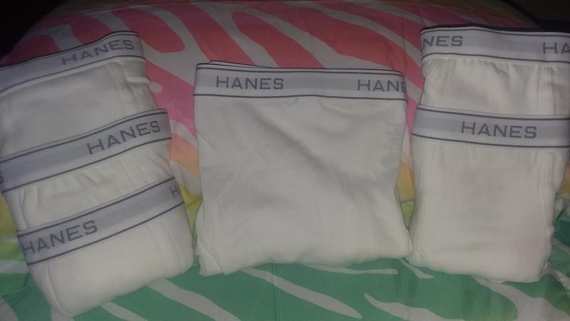 Customer photo for "Love these Hanes Men's Cotton Briefs..."