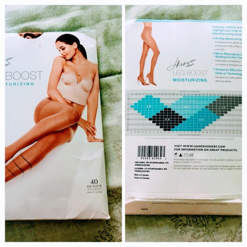 My Hanes Leg Boost legs