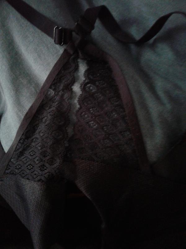 Close up of the lace racerback