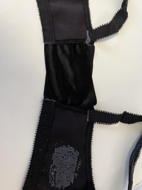 After 1 washing. Notice the fraying on the straps.