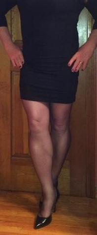 New black Hanes Thigh Highs.