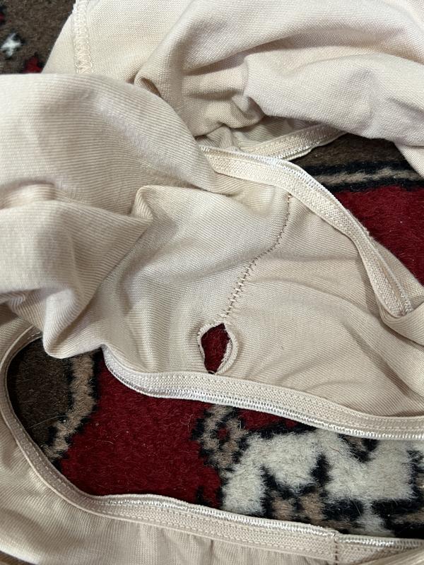 Poor stitching at crotch area