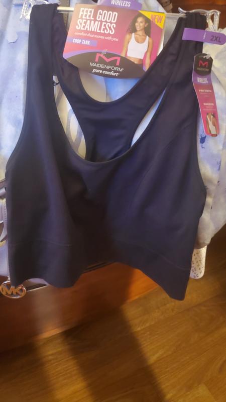 My comfy seamless Hanes Crop top!