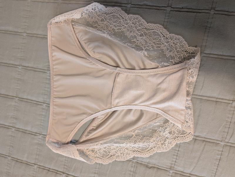 Front, back and inside with cotton crotch