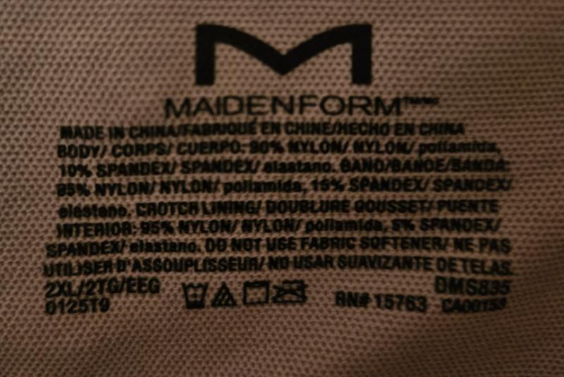 Fabric content label