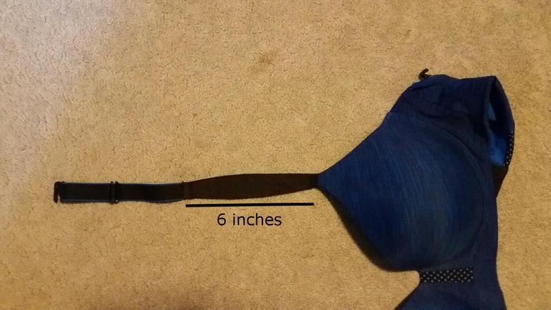 Wide strap is too short to be functional as a "wide strap".