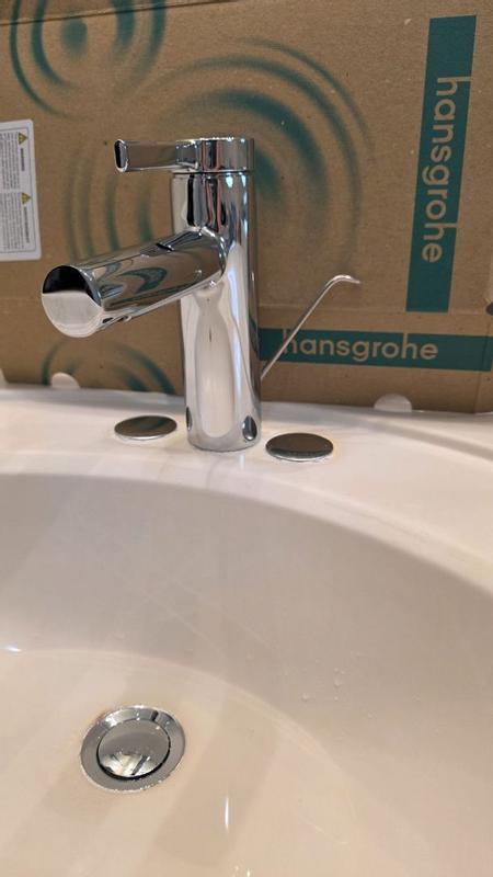 hansgrohe Zesis S Single-Hole Faucet 100 with CoolStart and Pop-up