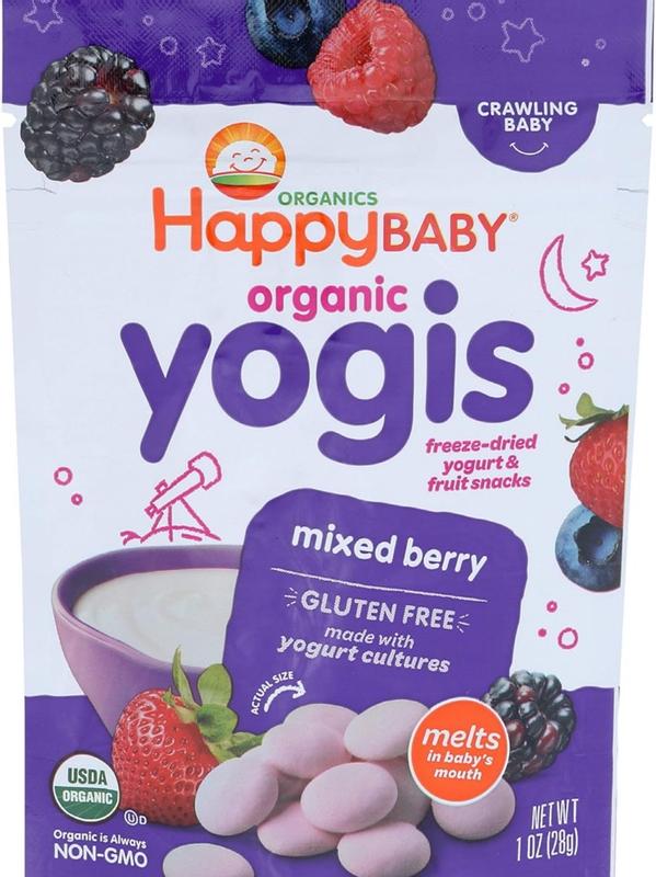 Happy Yogis? Mixed Berry Yogurt & Fruit Snack 1 oz. | Meijer