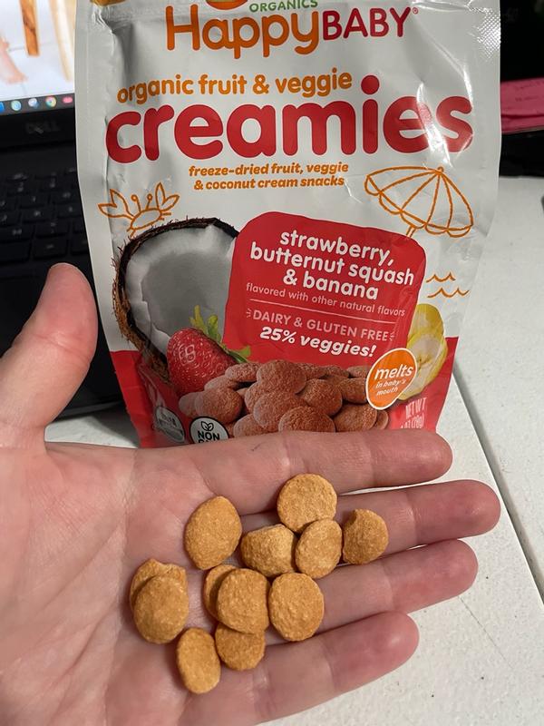 Strawberry, Butternut Squash & Banana Creamies | Happy Baby Organics