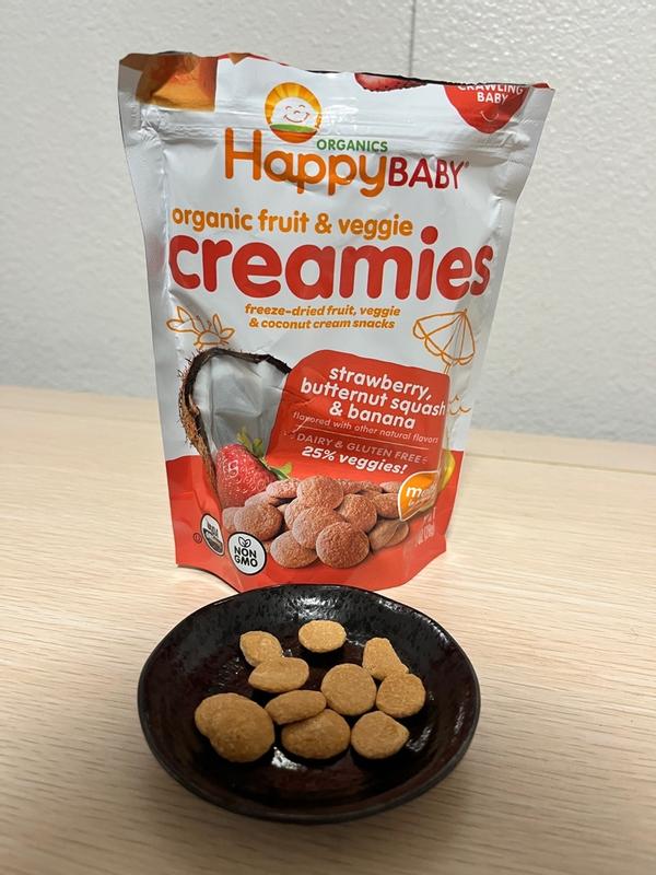 Strawberry, Butternut Squash & Banana Creamies | Happy Baby Organics
