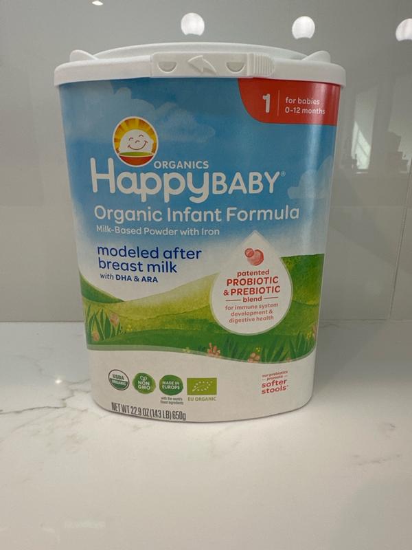 Organic Stage 1 Formula Modeled After Breastmilk | Happy