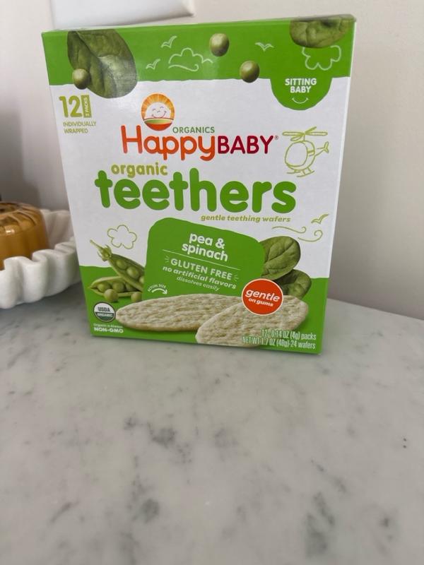 Happy Baby Teether Crackers Happy Baby Organic Teething Wafers