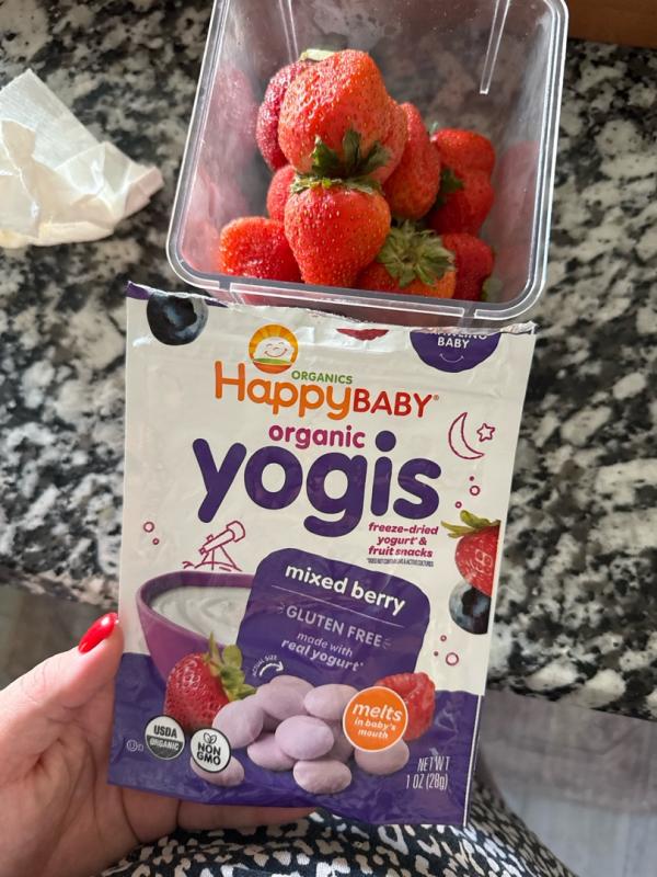 Organic Mixed Berry Yogis | Happy Baby Organics