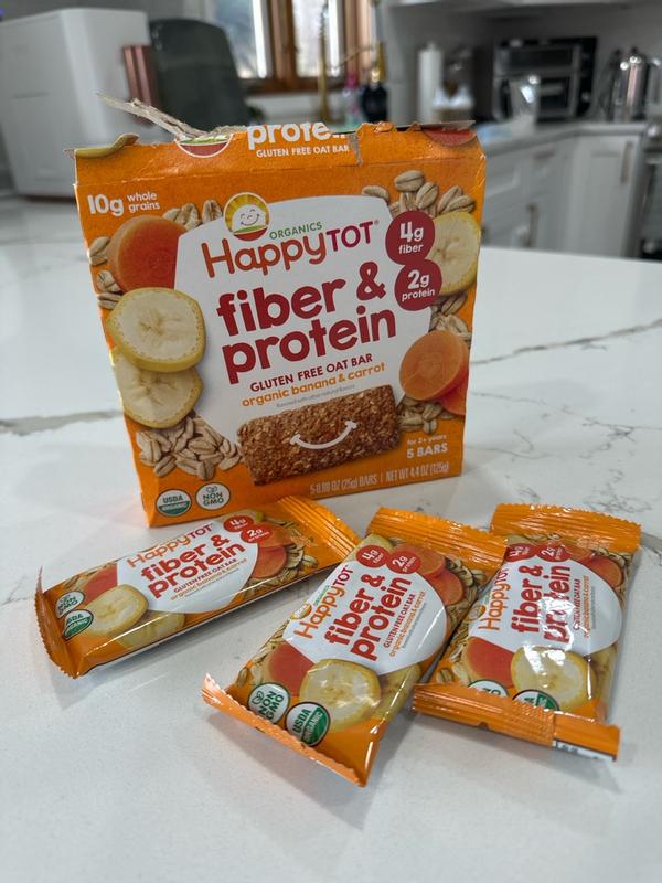 Organic Fiber Protein Banana Carrot Oat Bar for Toddlers