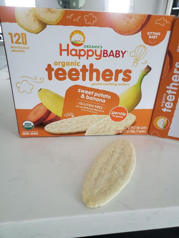 Teething Wafers Happy Baby Puffs Walmart Happy Baby Gentle