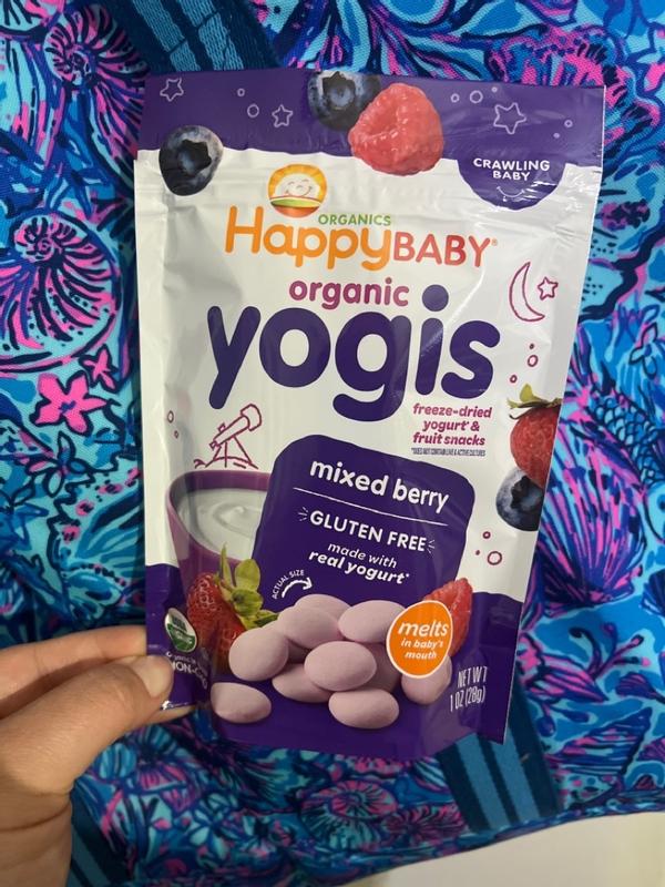 Happy shops baby freeze dried yogurt