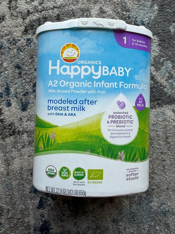 Happy Baby Organic Infant Formula Stage 1 A2