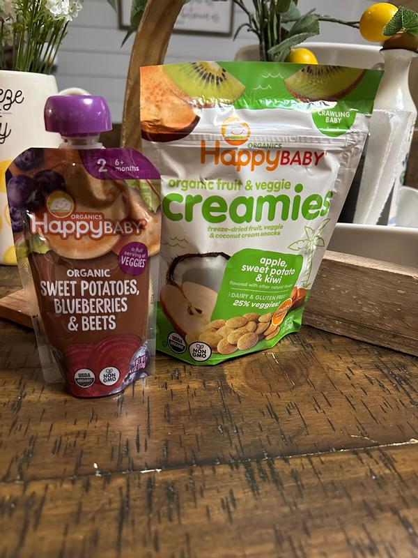 Apple, Sweet Potato & Kiwi Creamies | Happy Baby Organics