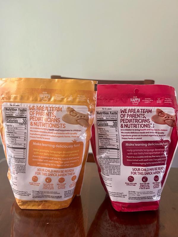 Happy Tot Organic Multi-Grain Cookies Toddler Snack, Fun