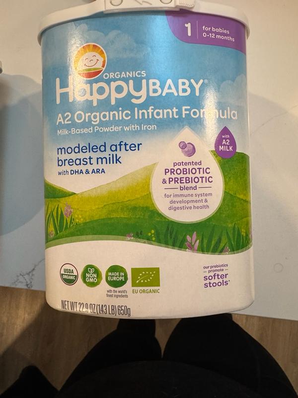 Happy Baby Organic Infant Formula Stage 1 A2