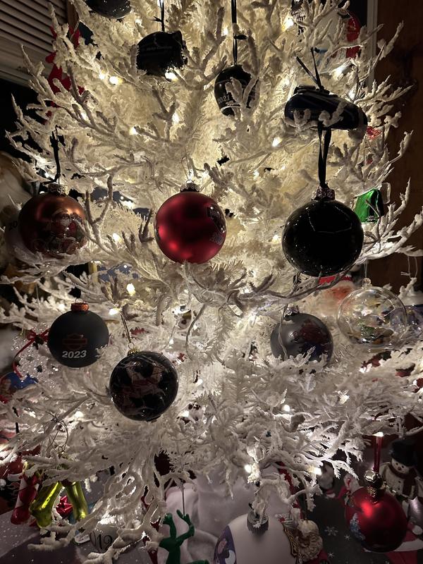 Tree with Harley Ornaments