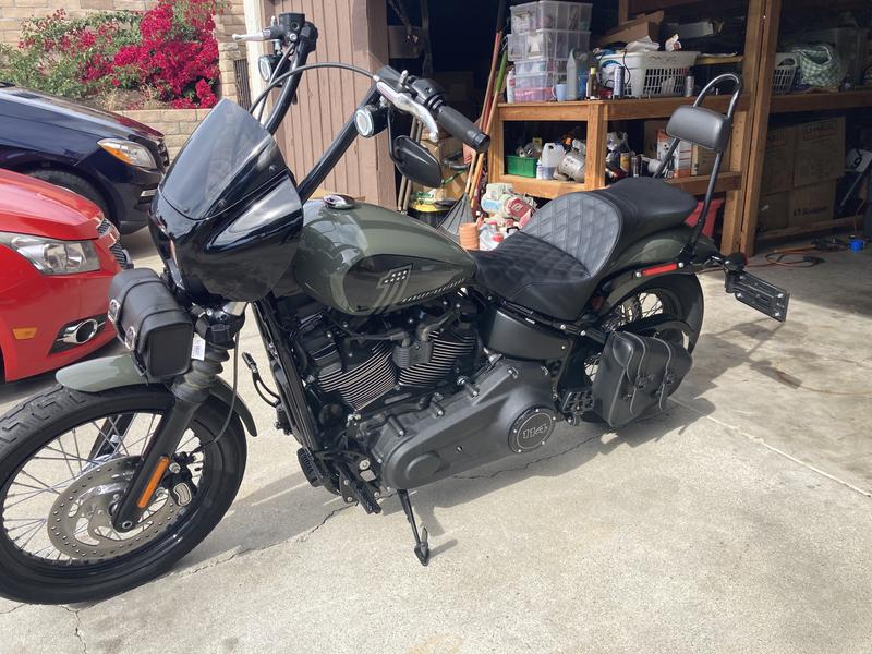 Vivid Black Softail Quarter Fairing 57001615DH Harley Davidson USA