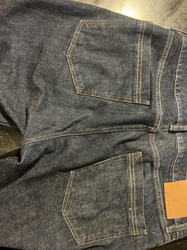 Harley Jeans front and back.