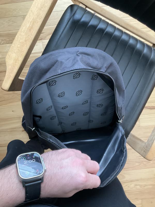Shield Logo Backpack in Black/Gray | Harley-Davidson USA