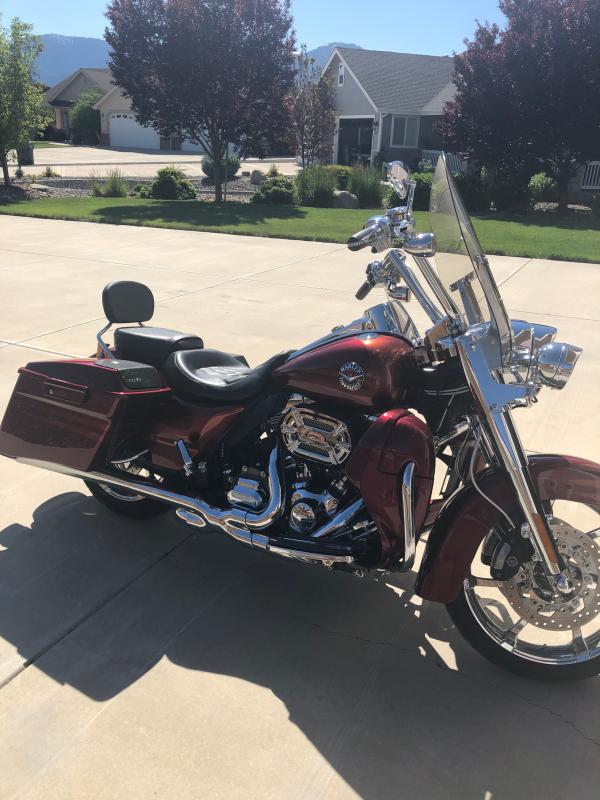 2013 road king cvo with new low profile seat