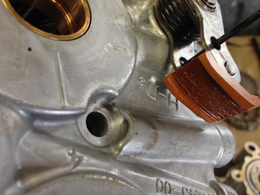 OEM Spring loaded tensioner worn out