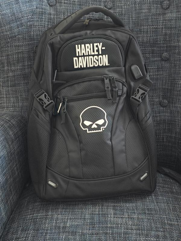 Willie G Logo Renegade II Backpack with USB Port | Harley