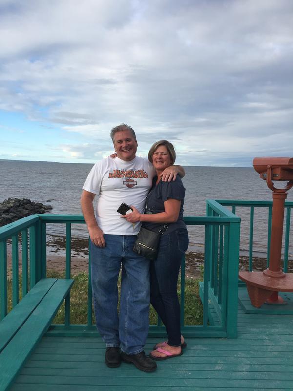 My relaxed HD jeans & HD shirt - Touring Nova Scotia