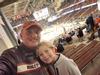 Wearing during a basketball game with my grandson!