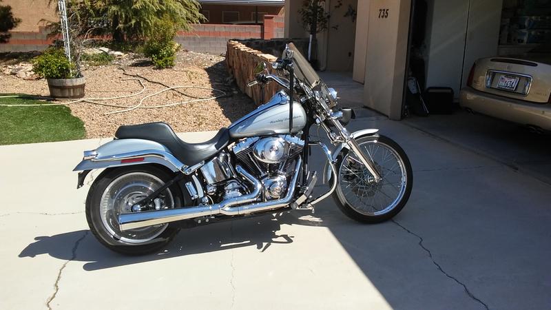 New engine gaurd and foot pegs.