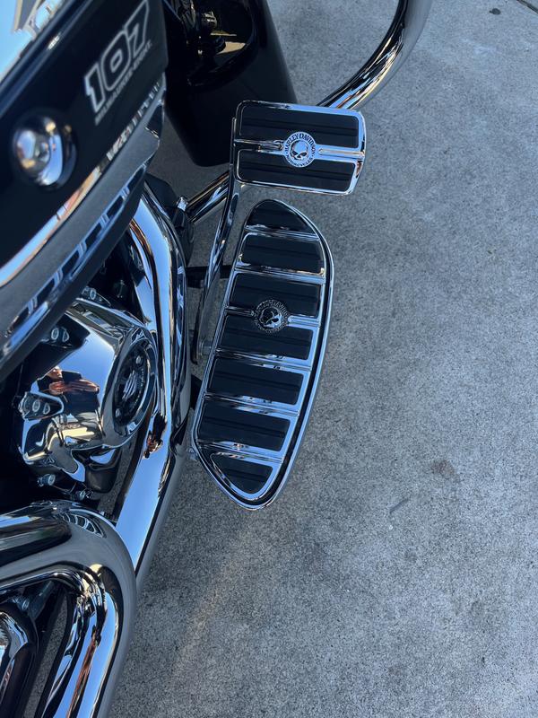 Willie G Skull Rider Footboard Inserts 50704-04 | Harley-Davidson USA