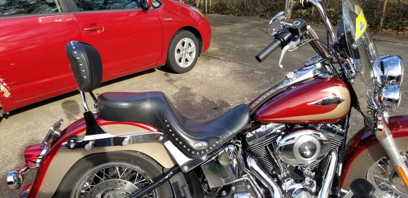View with seat (saddlebags removed)