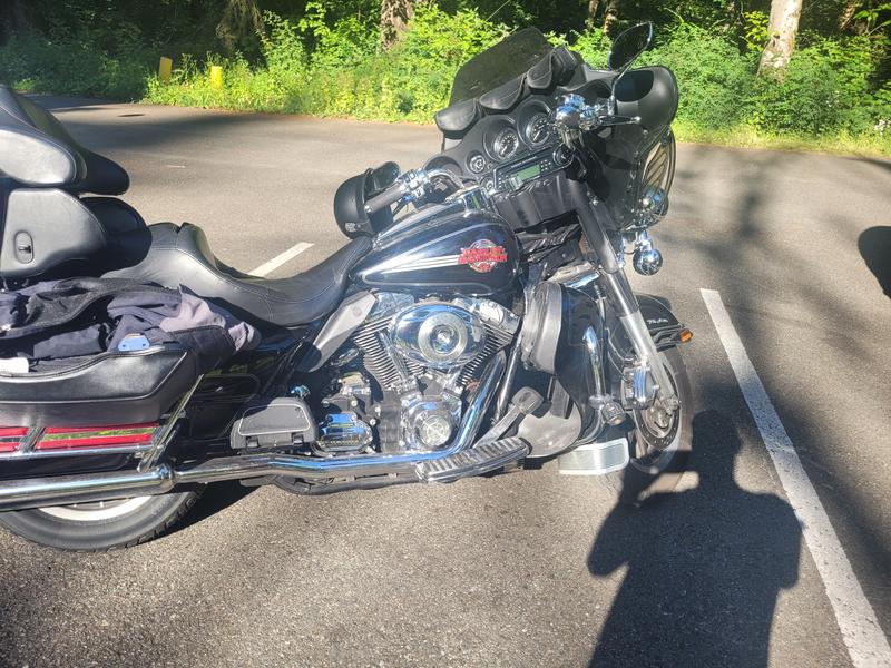 On my bike
