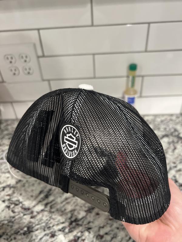 Rear of hat