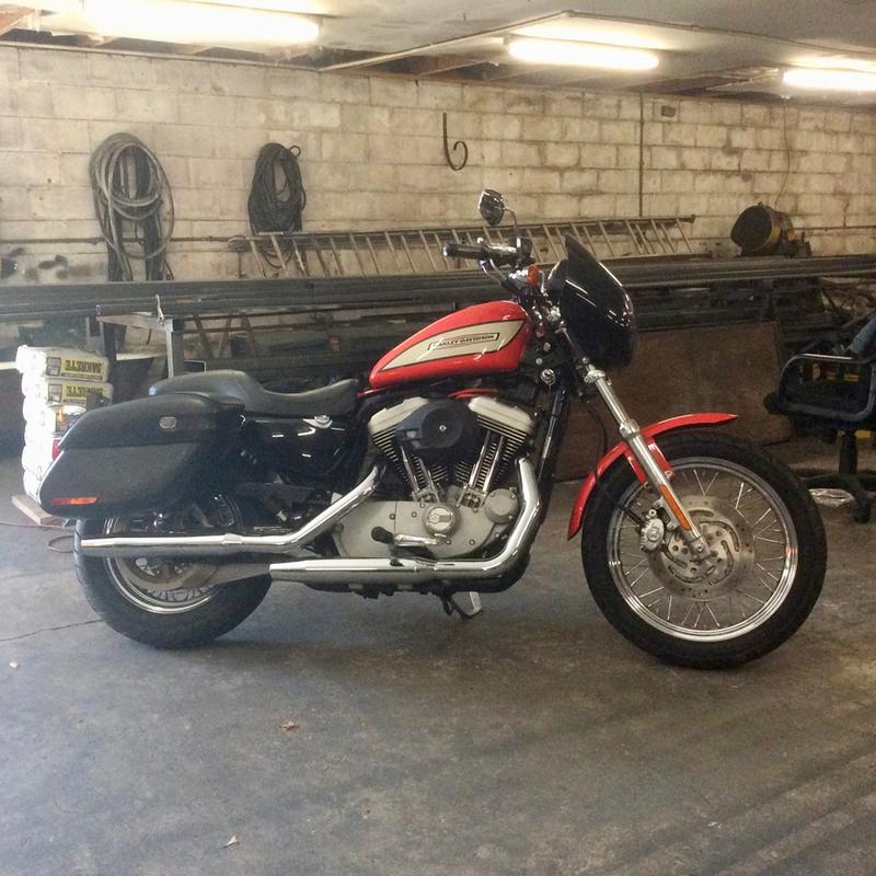 The stolen bike at 113000 miles.Still miss it! Ran better than new!