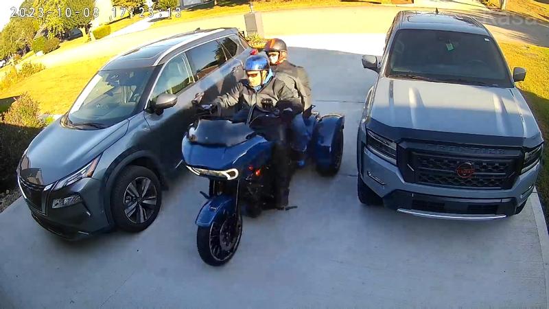 Returning from a day of riding