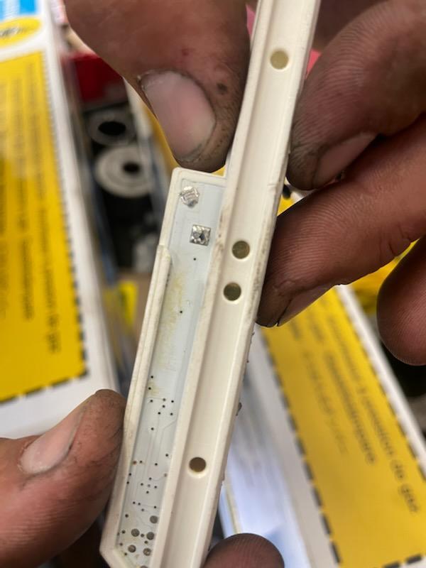 Broken wire out of the box