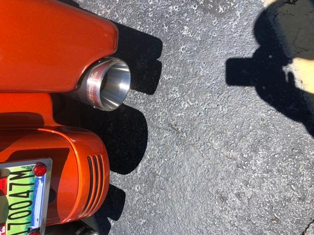Screamin Eagle Street Cannons and Burst Tips
