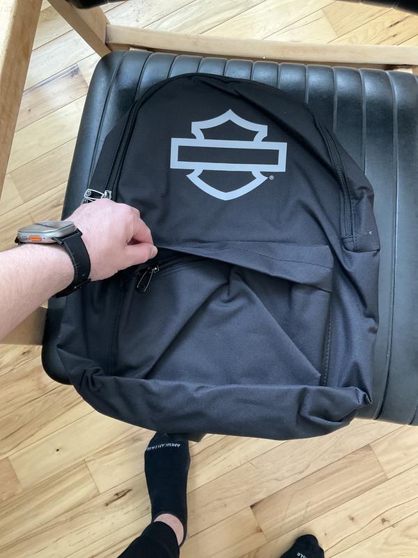 Shield Logo Backpack in Black/Gray | Harley-Davidson USA Shield Logo Backpack in Black/Gray | Harley-Davidson USA