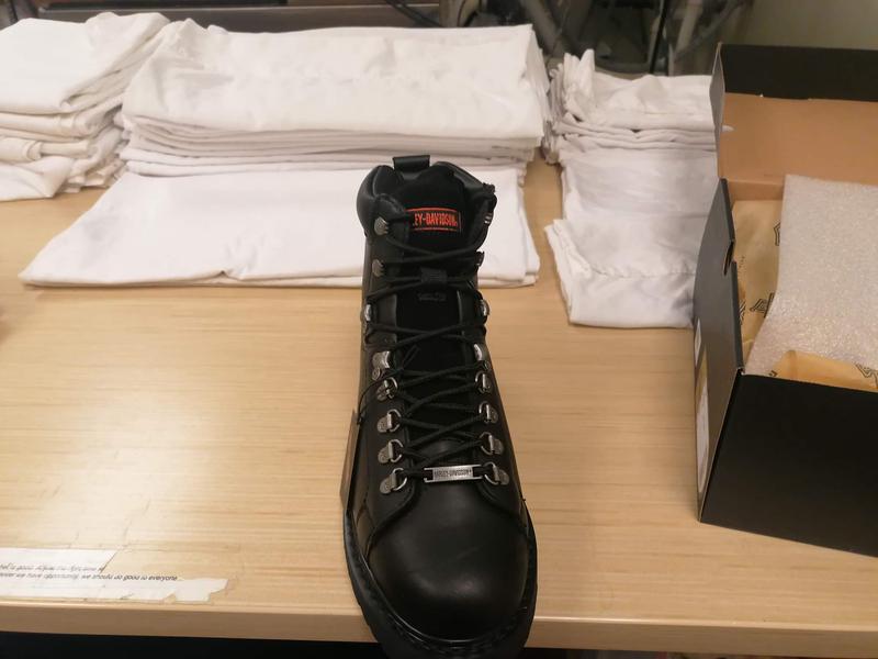 Men s Dipstick Leather Riding Boots Harley Davidson USA