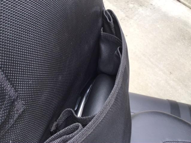 Upright not tall enough to attach travel bag well.