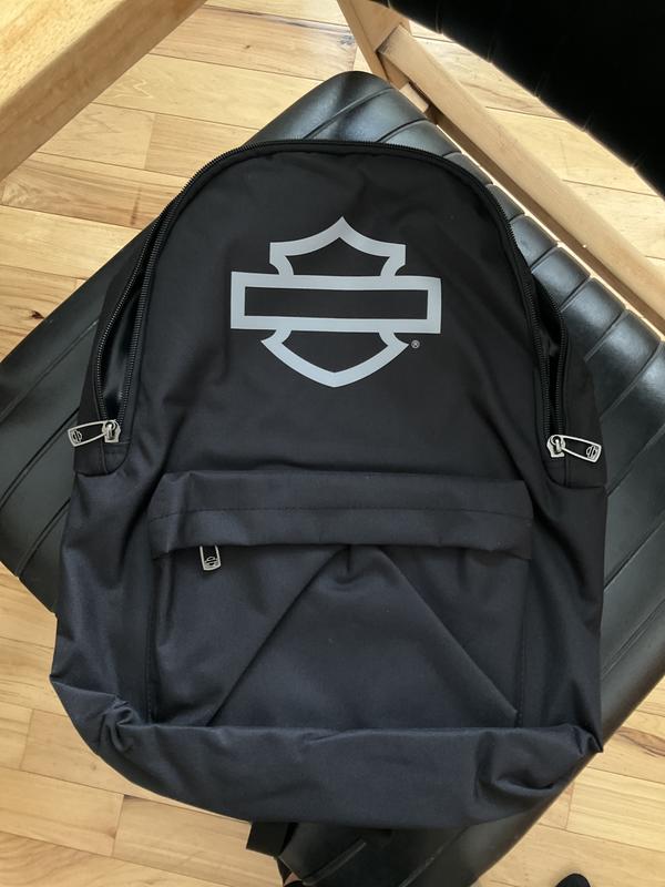 Shield Logo Backpack in Black/Gray | Harley-Davidson USA